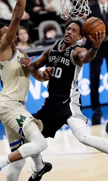 Spurs hit 19 3-pointers to stop NBA-best Bucks, 126-104